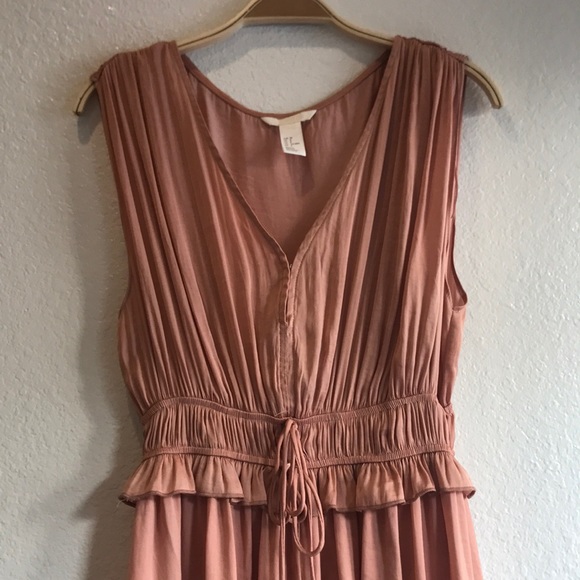 H&M sleeveless blush size 8 dress - Picture 2 of 5